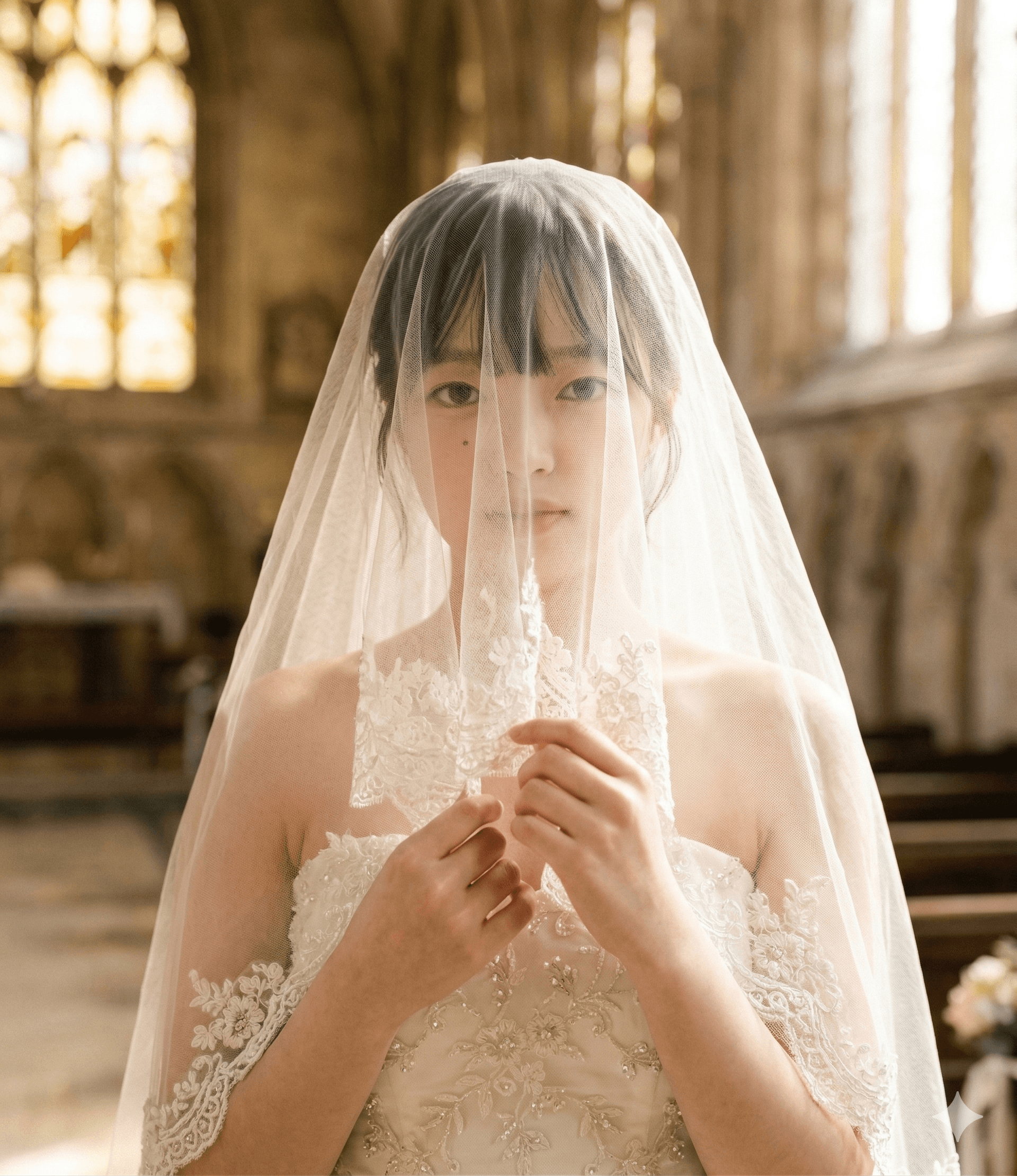 웨딩 신부 스냅(베일)